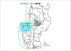 笠置山丸の沈没位置図